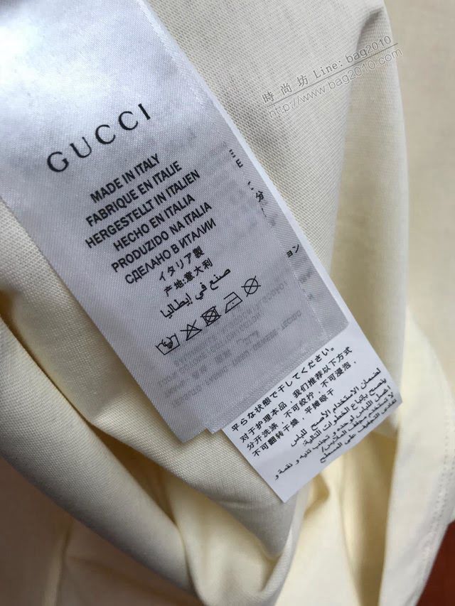 Gucci男T恤 2020新款短袖衣 頂級品質 古馳男款  tzy2526